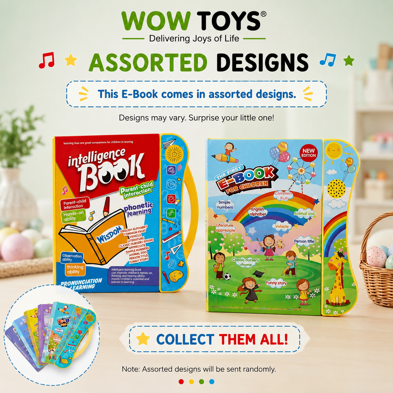 WOW TOYS® Interactive Educational Phonics E-Book with Sound & Learning Activities