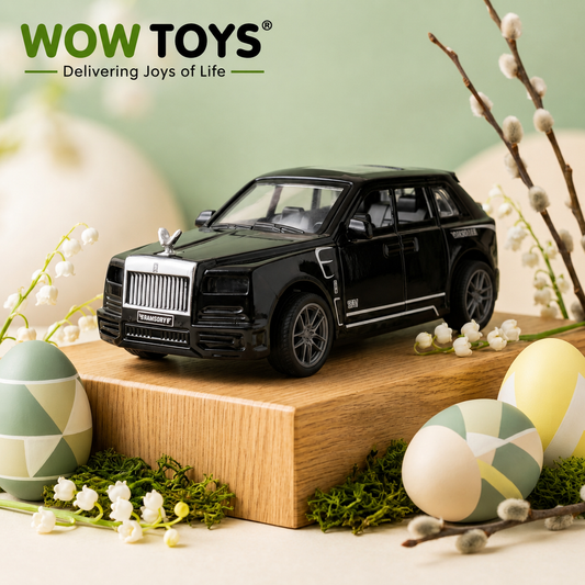 WOW TOYS® Die-Cast Luxury SUV Toy Car with Lights, Sound & Openable Doors