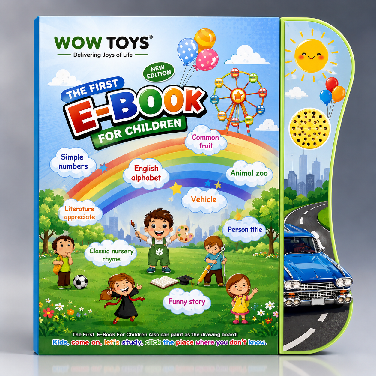 WOW TOYS® Interactive Educational Phonics E-Book with Sound & Learning Activities